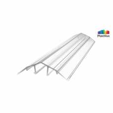 Профиль для поликарбоната ROYALPLAST HCP-U крышка прозрачный 4-10мм 6000мм Профиль для поликарбоната ROYALPLAST HCP-U крышка прозрачный 4-10мм 6000мм